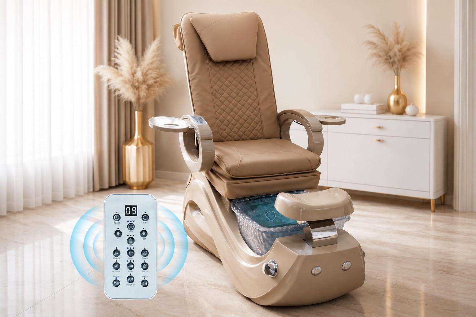 pedicure chair one-click control