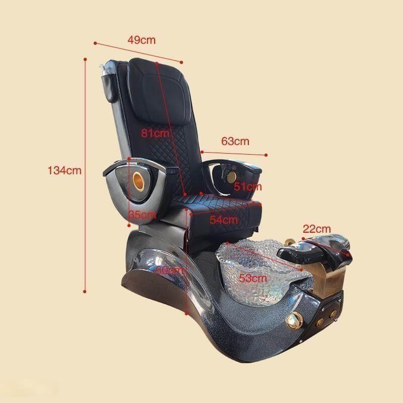 PC34 pedicure chair size