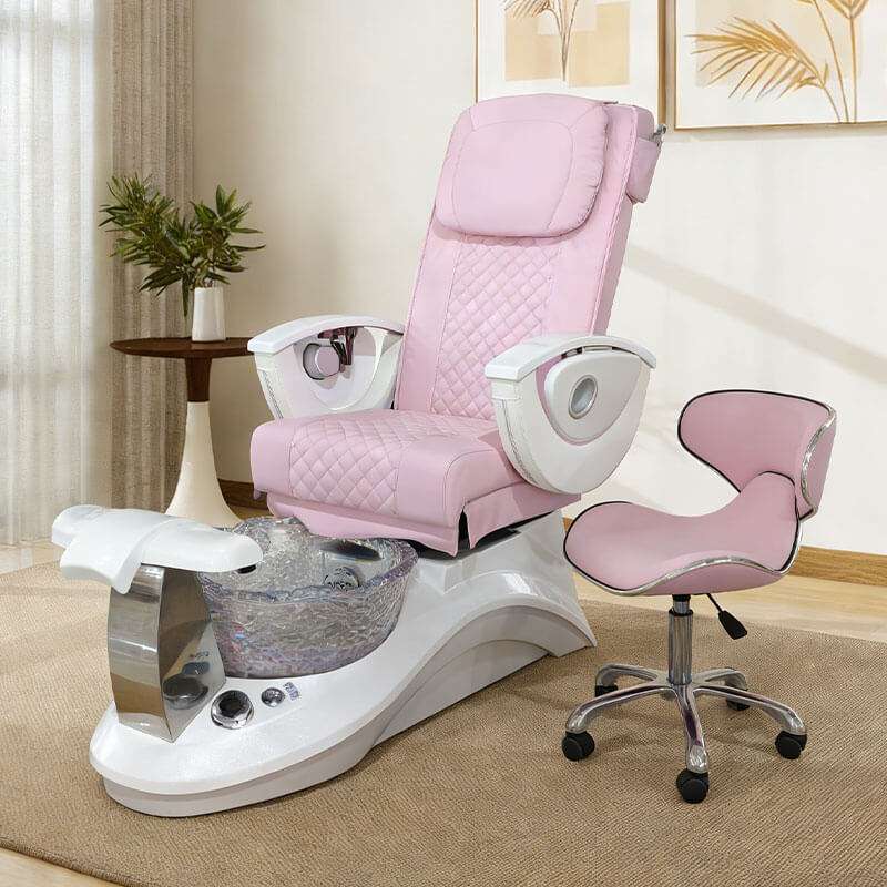 PC08 pink pedicure spa chair