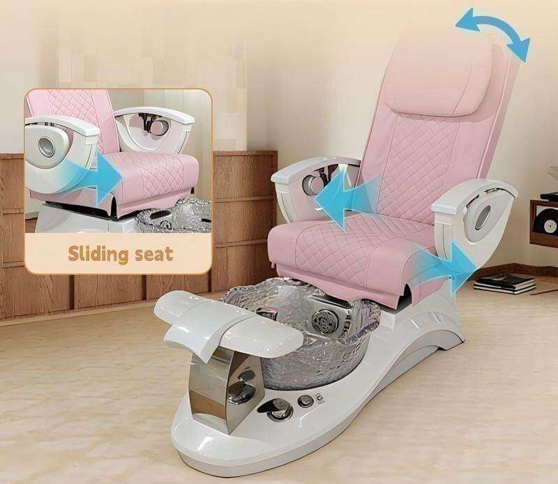 PC08 reclining backrest and sliding seat