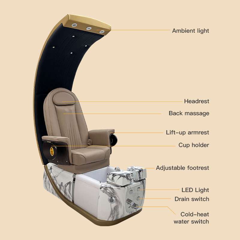 PC-38 pedicure chair for nail salon