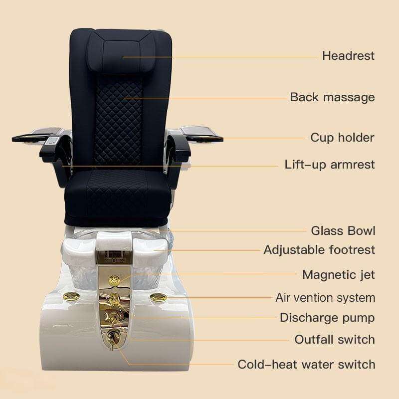 PC34 pedicure chair product structure