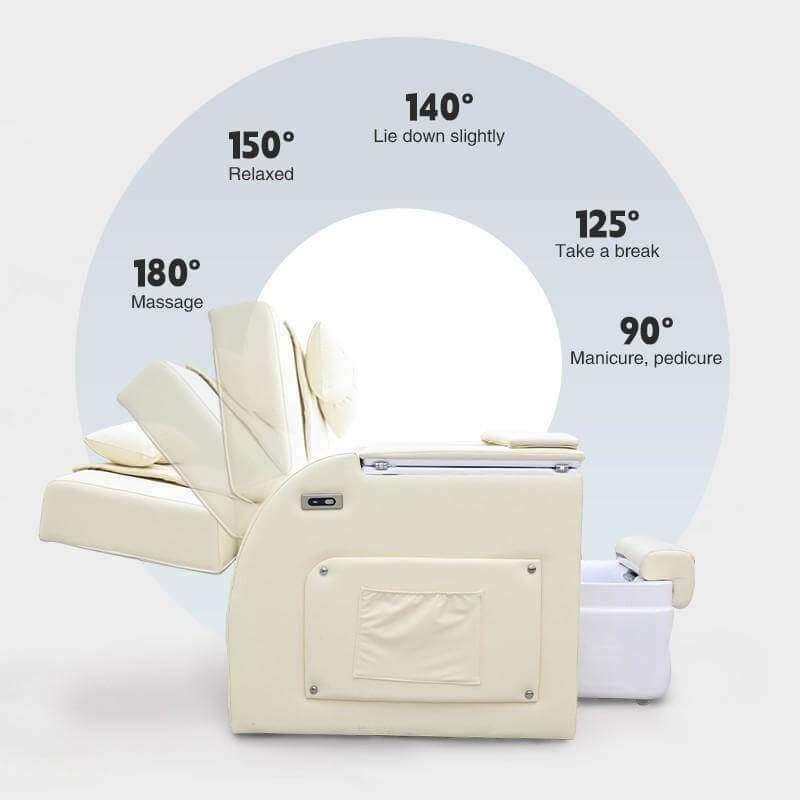 PC02 fully reclining pedicure chair