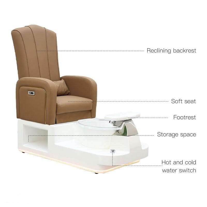 PC15 pedicure chair product structure