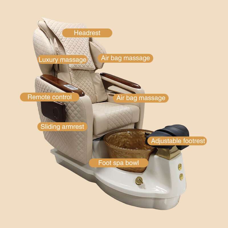 PC35 pedicure chair product structure