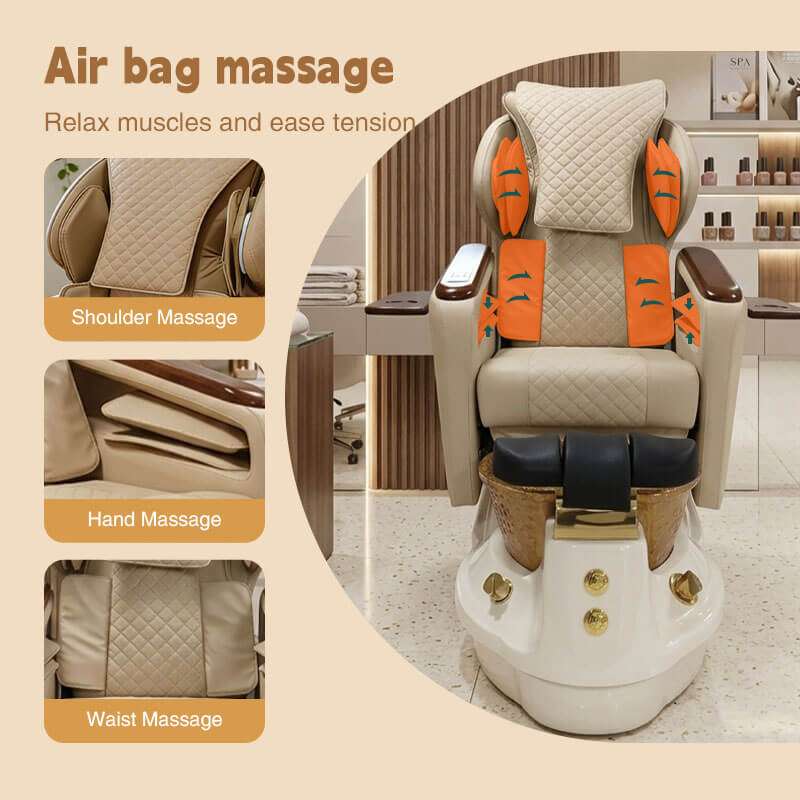 PC35 pedicure chair with air bag massage