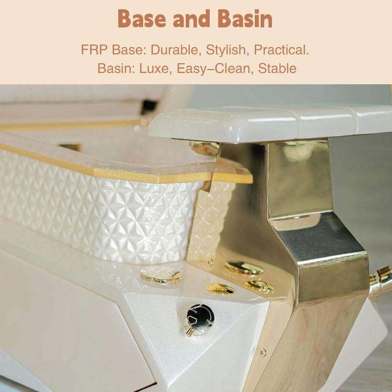 pedicure chair base and basin