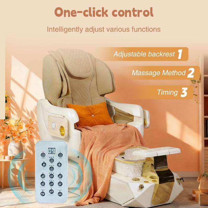 pedicure chair one-click control