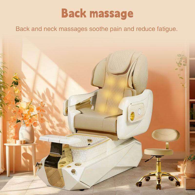 pedicure chair with back massage