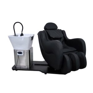 Barber salon luxury shampoo table factory for full body human touch massage shampoo chair of rotate spa shampoo bed