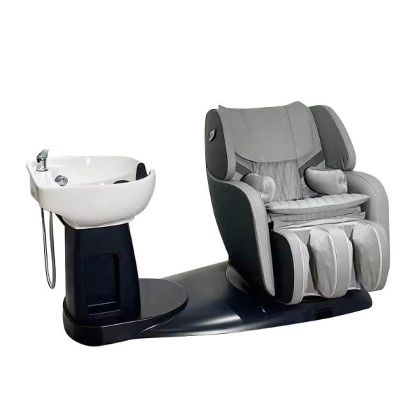 Modern Shampoo Bed Hair Salon Washing Chair Barber Shop Furniture Rotating Massage Head Spa Shampoo Chair For Salon