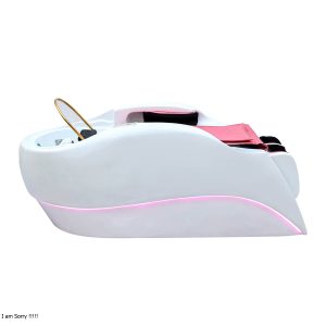 Electric massage bed with shampoo bowl head spa head therapy for hair salon