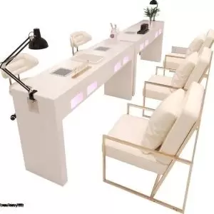 Japanese-style vacuum cleaner nail art table