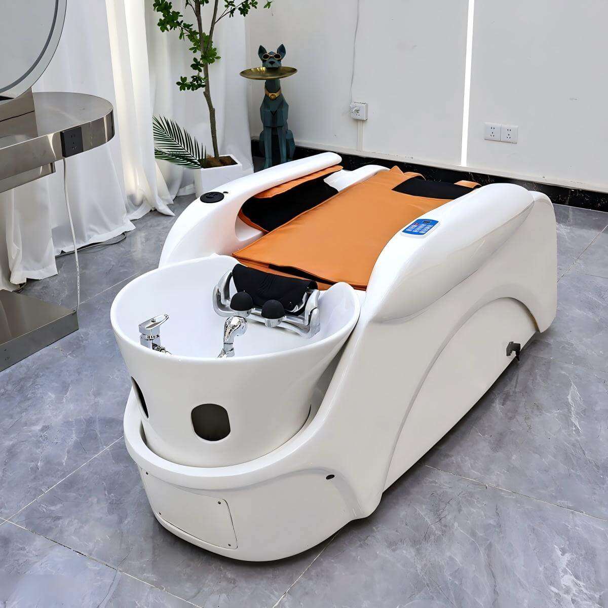 CSB-17 ceramic basin air massage shampoo bed