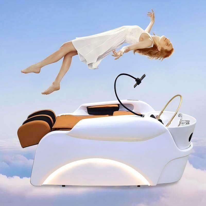 CSB-17 ergonomic shampoo bed structure