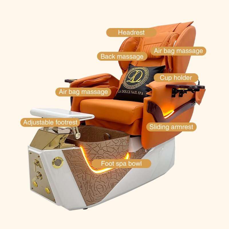 PC52 pedicure chair product structure