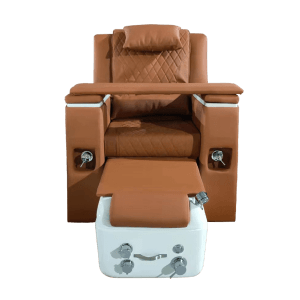 Brown Classic Sofa-Style Pedicure Chair