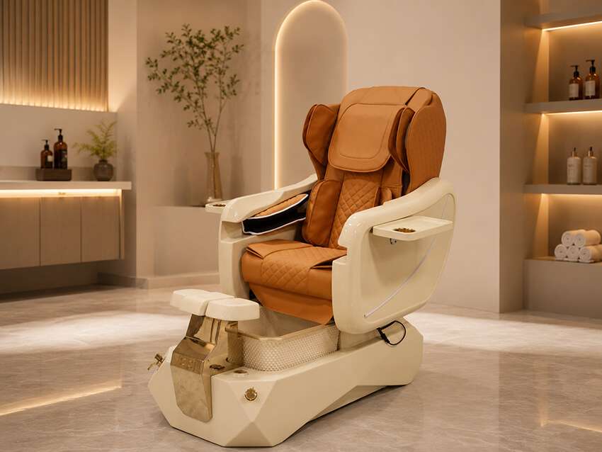 Luxury pedicure chair showroom reference