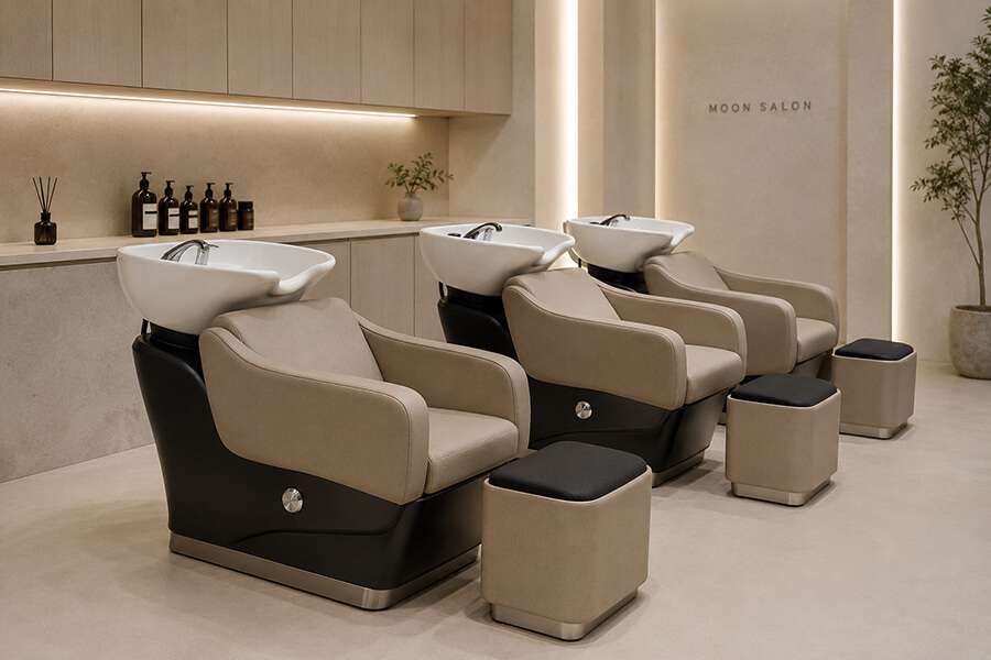 Luxury shampoo station