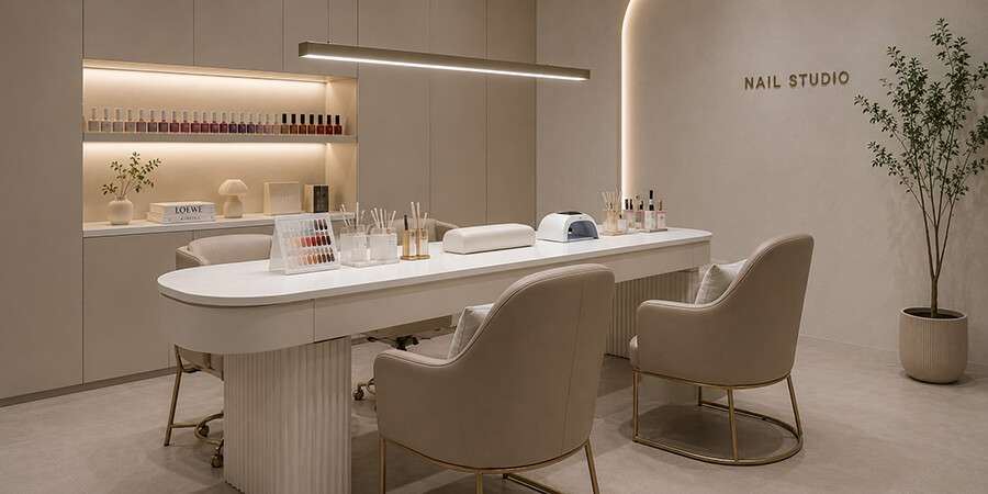 Modern nail table