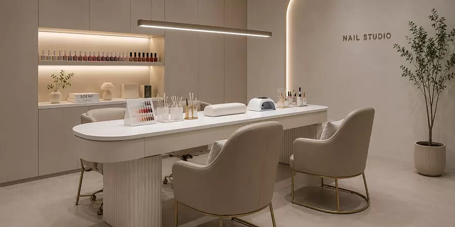 Modern nail table