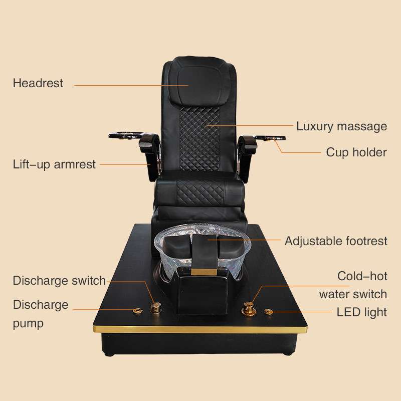 PC39 pedicure chair structure