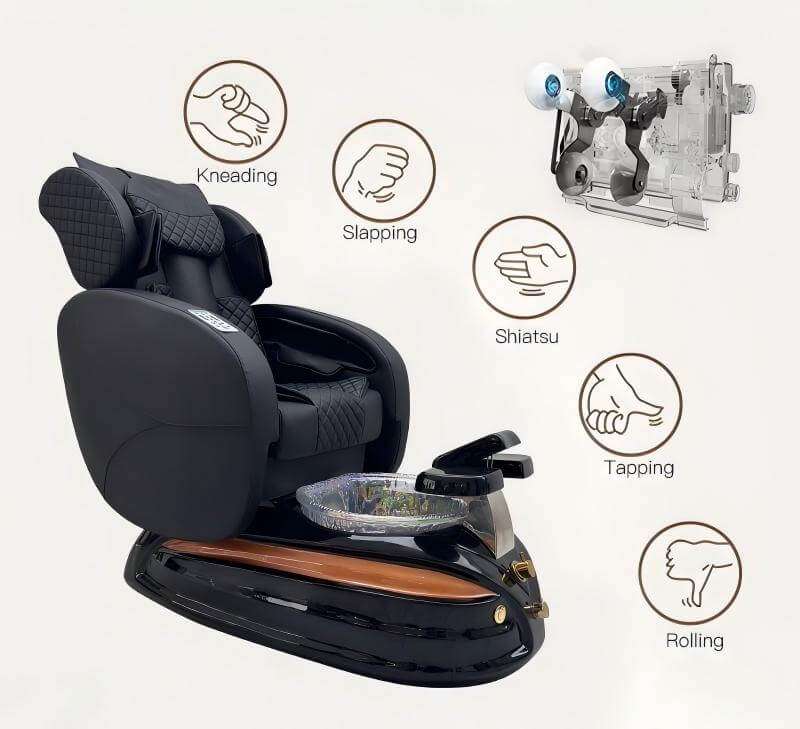 PC41 luxury massage pedicure chair system