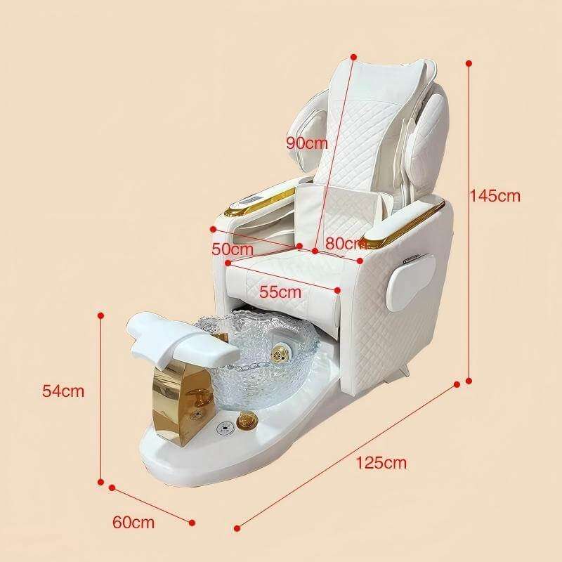 Y43 pedicure chair dimensions