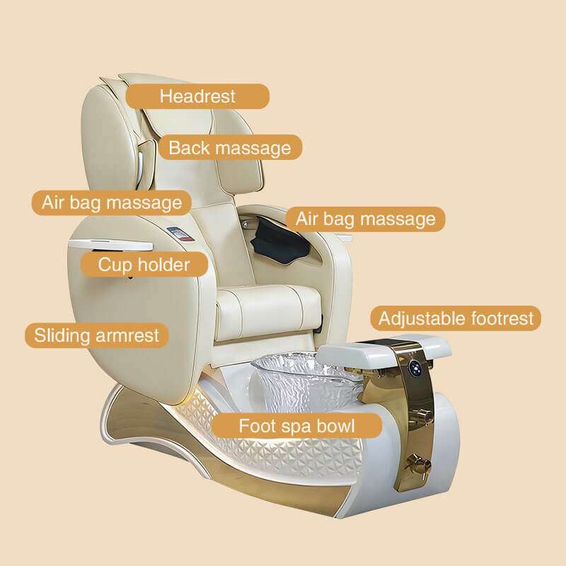Y44 pedicure chair structure