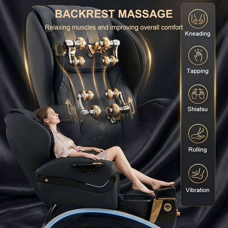 Y55 backrest massage system