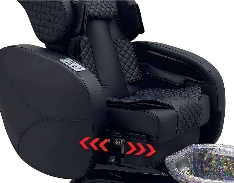 easy access pedicure chair design