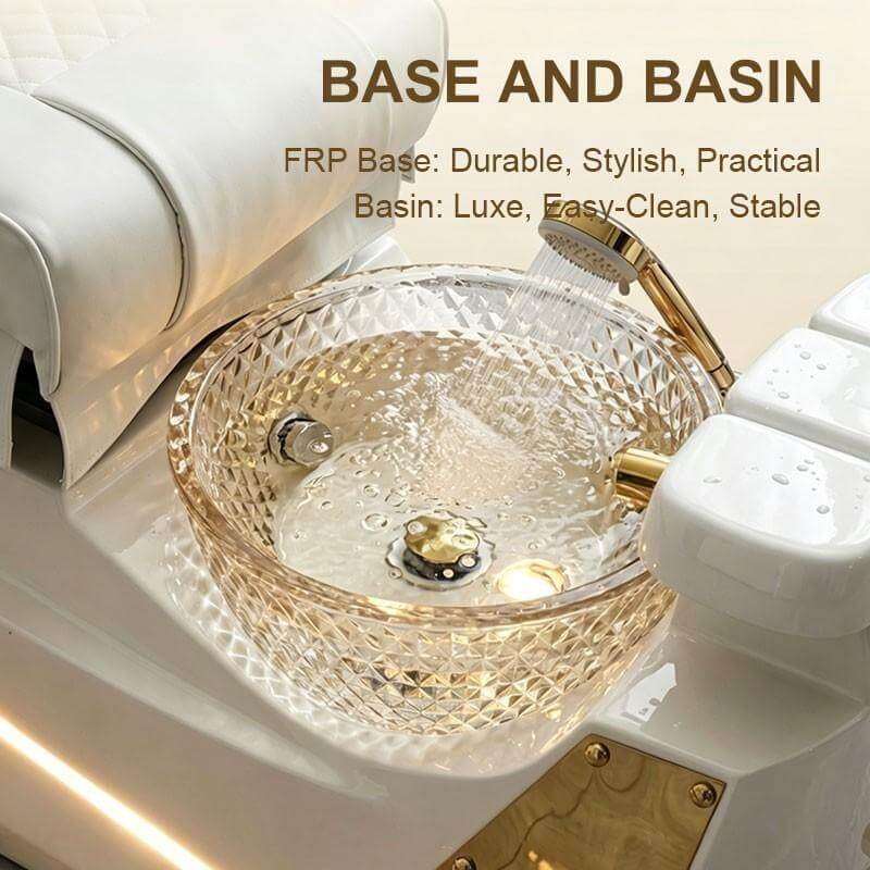 fiberglass base pedicure chair