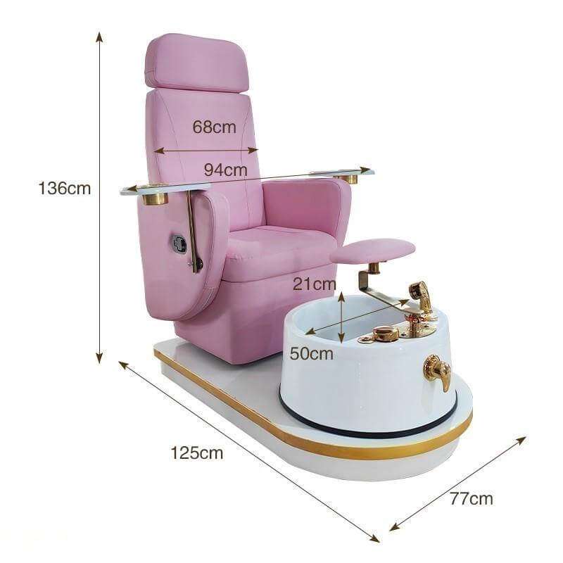 Y19 modern pedicure chair dimensions