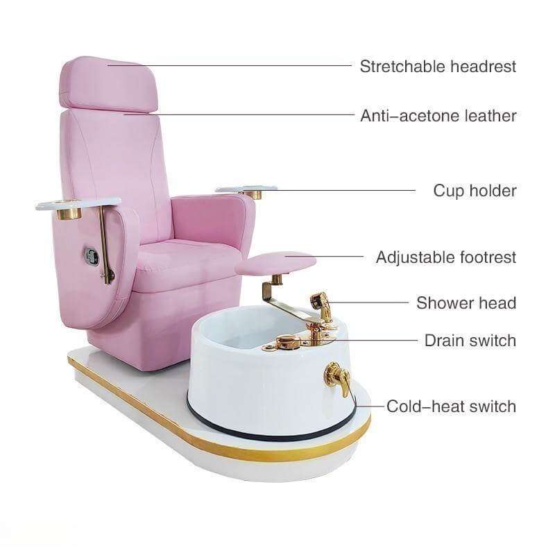 Y19 pedicure chair structure