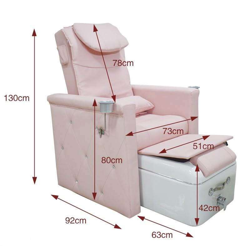 Y24 fashionable pedicure chair dimensions