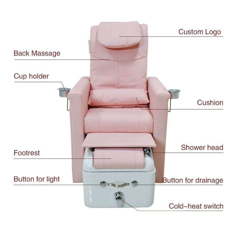 Y24 pedicure chair product structure