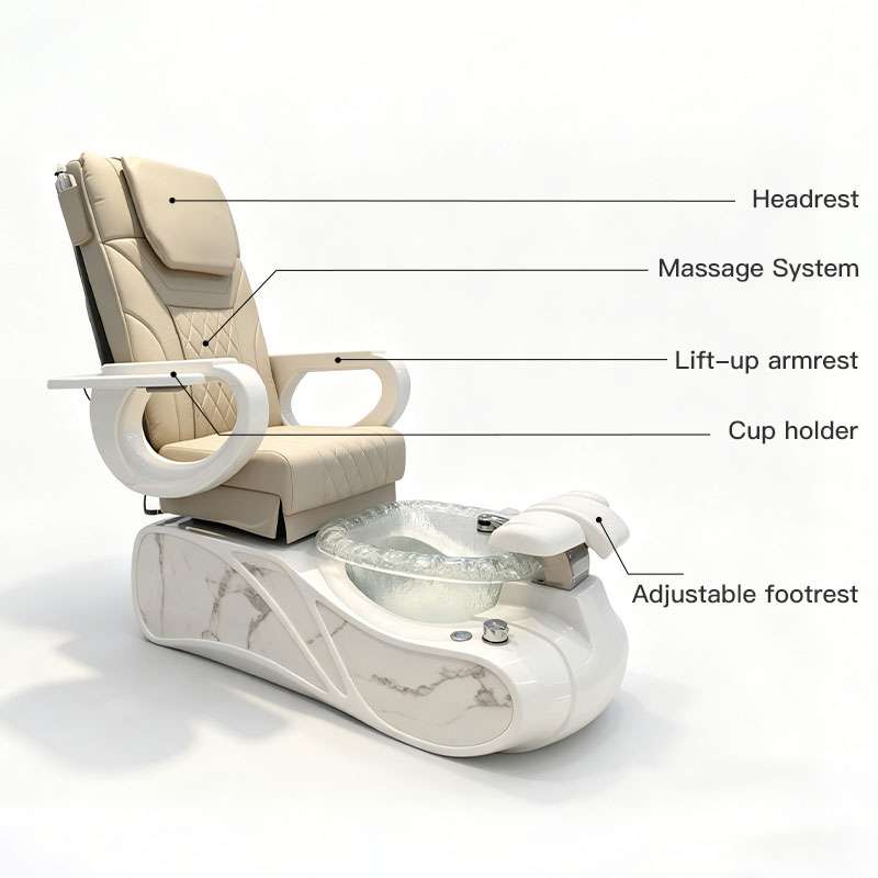 Y60 pedicure spa chair product structure