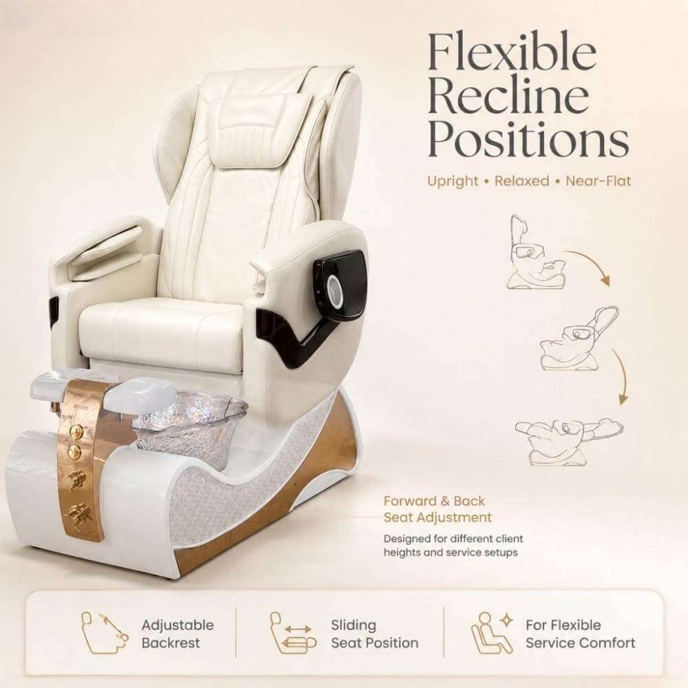 Y63 adjustable backrest pedicure chair