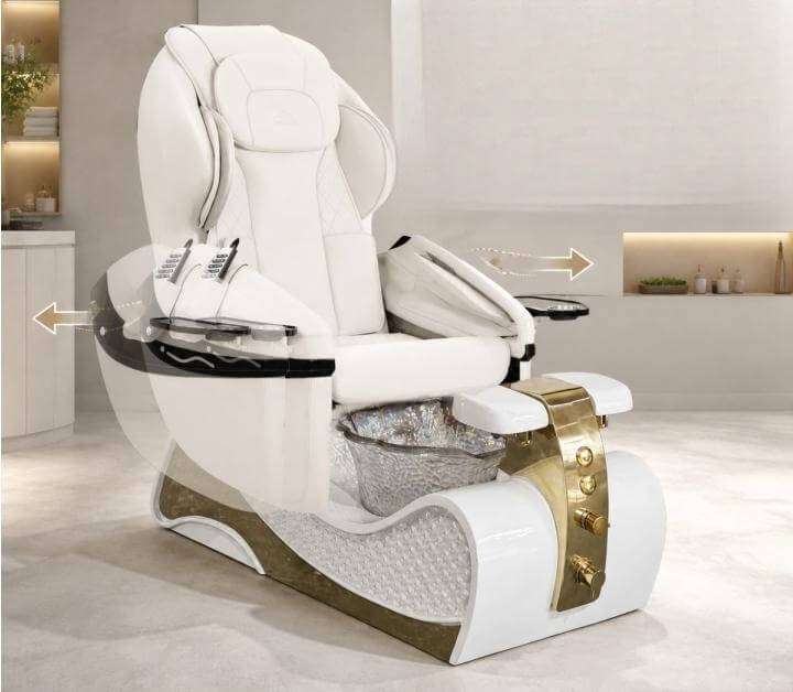Y63 movable armrests pedicure chair