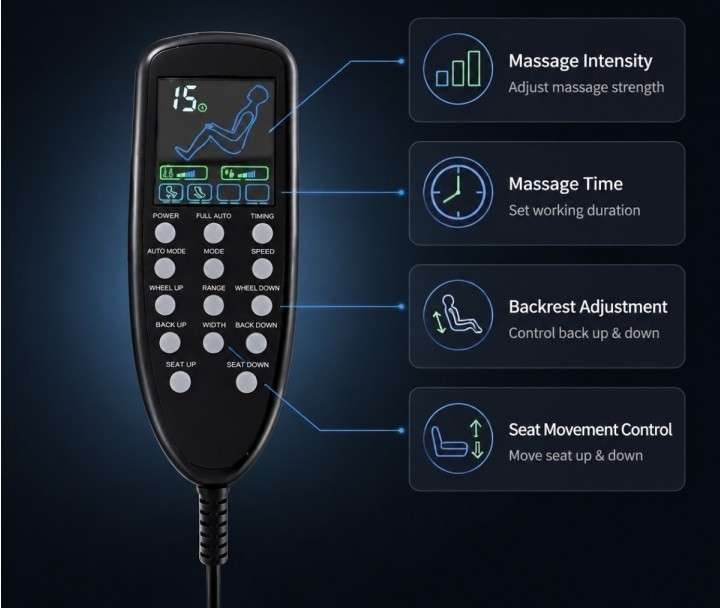 Y63 smart foot spa chair control