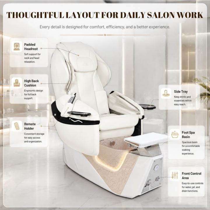 Y64 comfortable pedicure spa chair