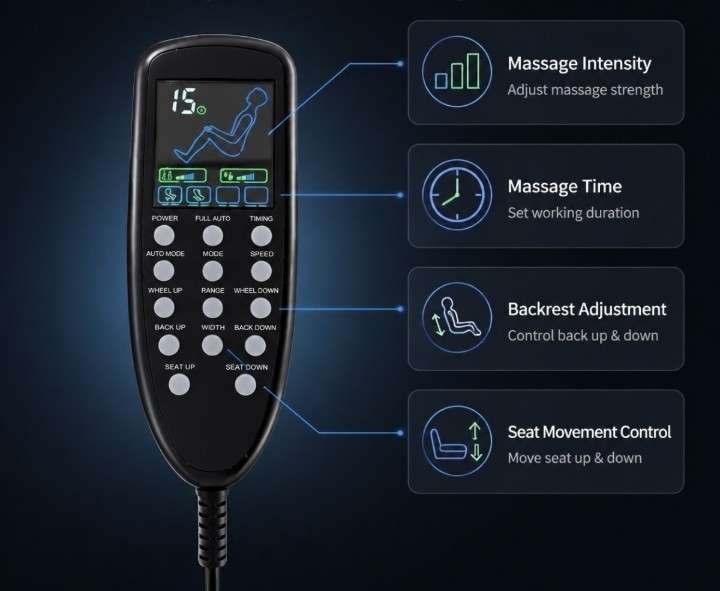 Y64 smart foot spa chair controller
