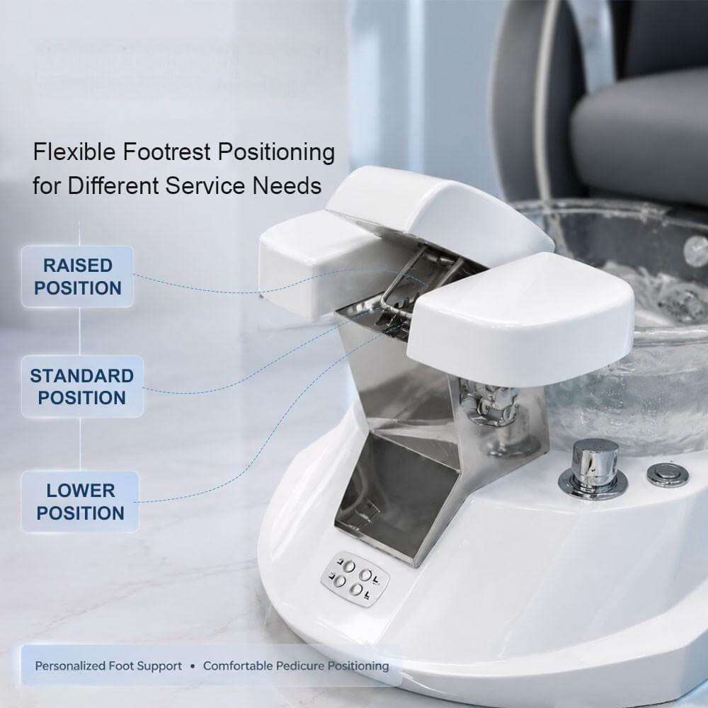 Y65 adjustable footrest