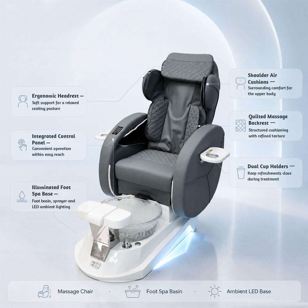 Y65 ergonomic spa pedicure chair