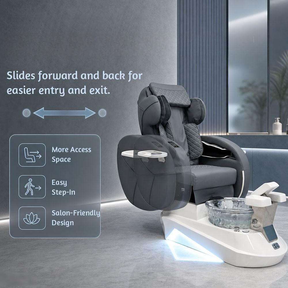 Y65 movable armrest spa chair