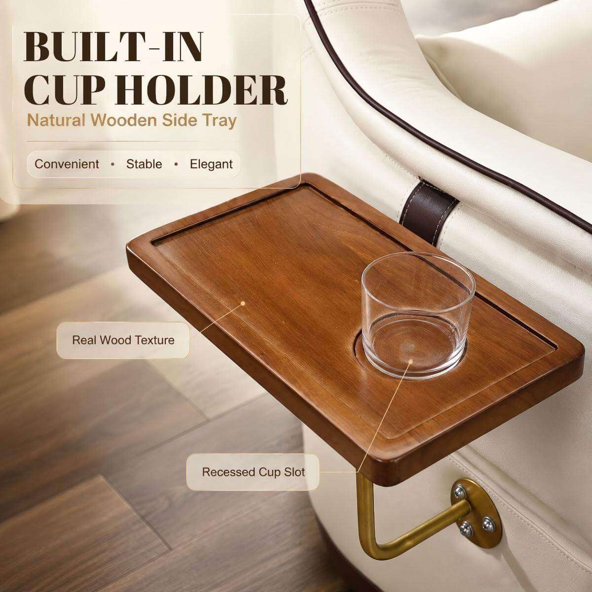 Y66 built in cup holder design