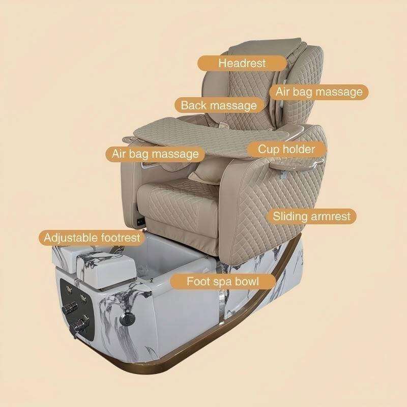 Y36 pedicure spa chair product structure
