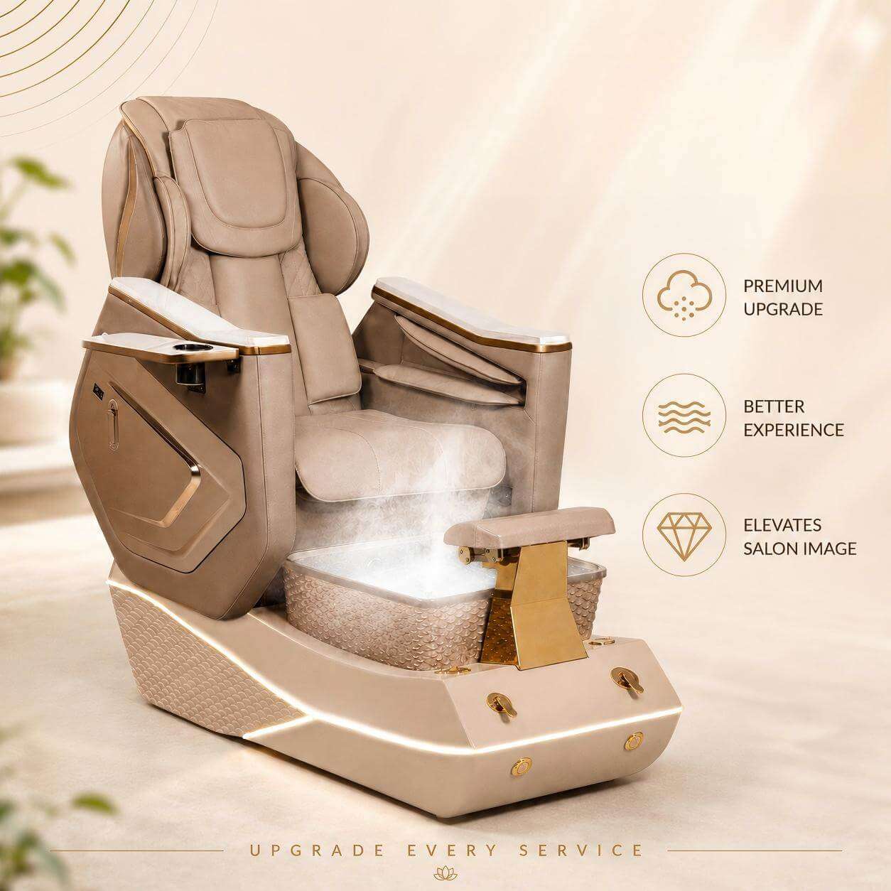 Y68 built in mist foot spa function