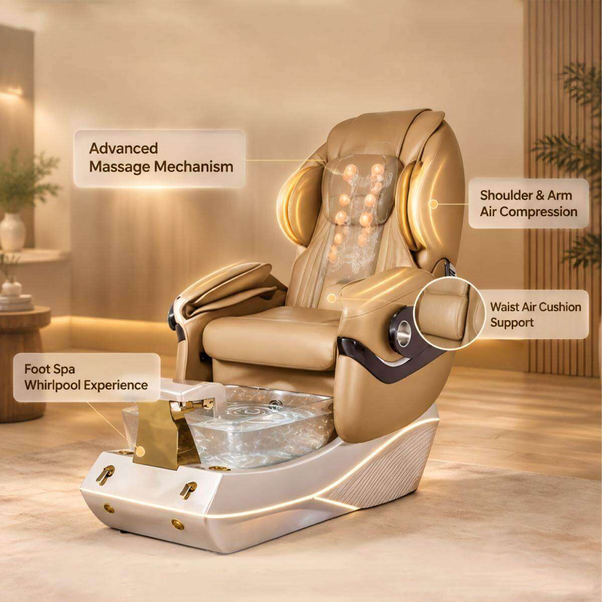 Y70 luxury massage pedicure spa chair