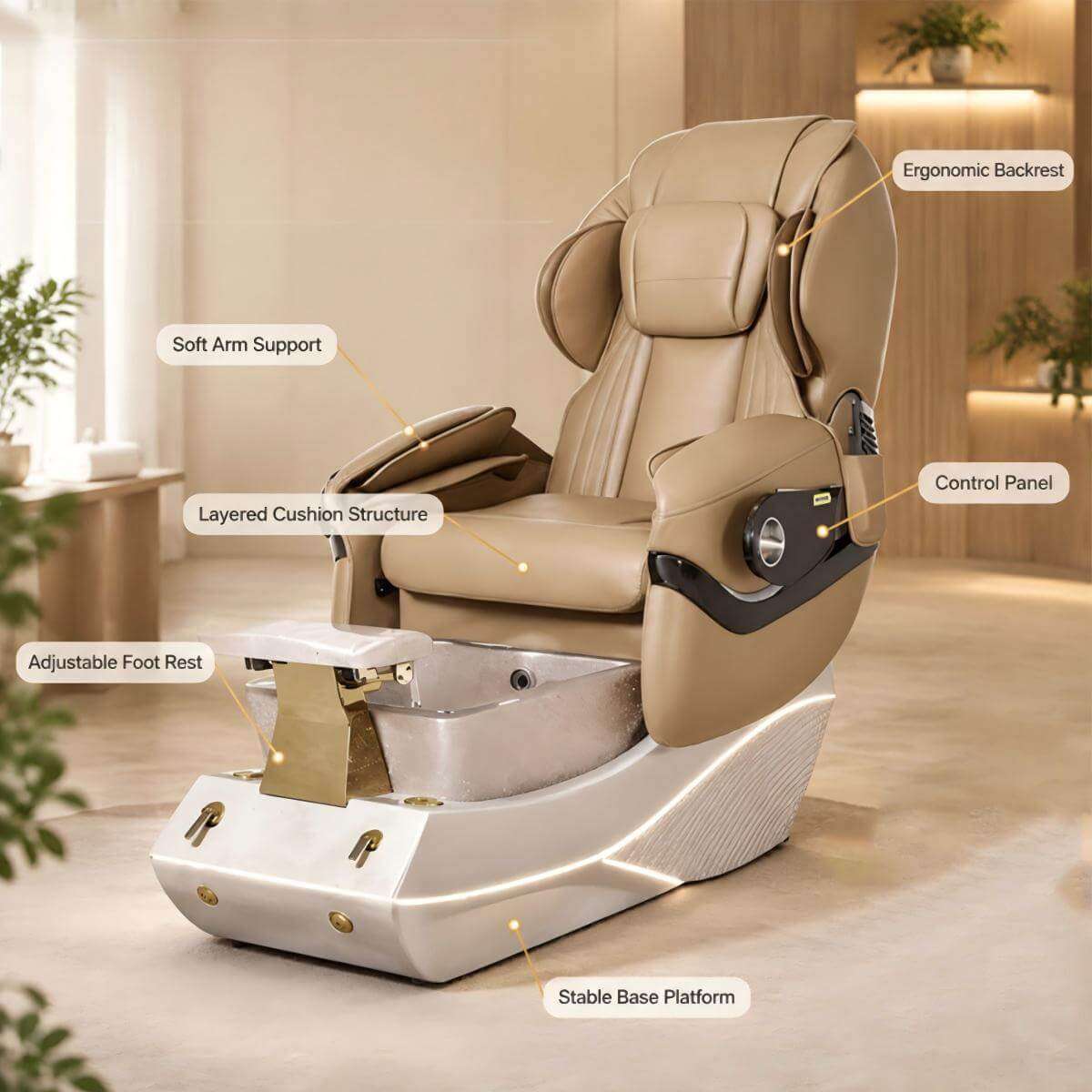 Y70 premium foot spa chair design